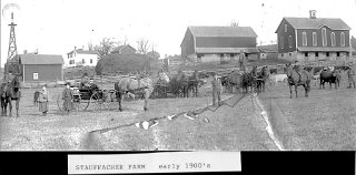 Stauffacher farm, early 1900's.